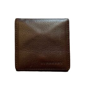 BURBERRY Caviar Leather Coin Pouch